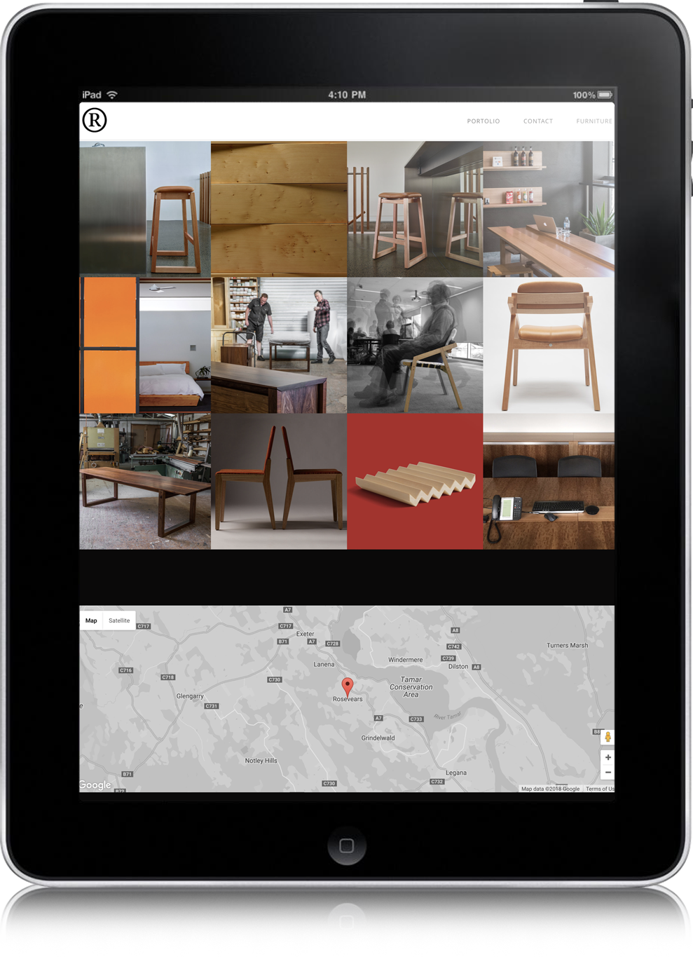 website design for rye dunsmuir furniture tasmania